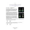 Image 3 : 10.10 ctw Emerald and Diamond Earrings - 14KT Yellow Gold