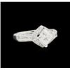 Image 1 : EGL USA Cert 1.92 ctw Diamond Ring - 18KT White Gold