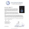 Image 3 : 12.31 ctw Tanzanite and Diamond Pendant With Chain - 14KT White Gold