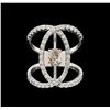 Image 2 : 1.41 ctw Diamond Ring - 14KT White Gold