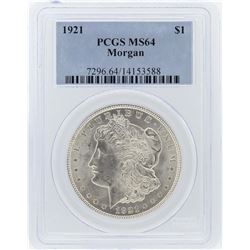 1921 PCGS MS64 Morgan Silver Dollar