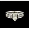 Image 2 : 1.61 ctw Diamond Ring - 14KT White Gold