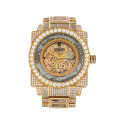 Dunamis 18KT Rose Gold 18.00 ctw Diamond Men's Watch