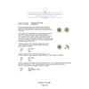 Image 3 : 0.64 ctw Emerald and Diamond Earrings - 18KT White and Yellow Gold