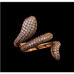 14KT Rose Gold 1.23 ctw Diamond Ring