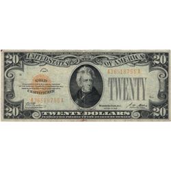 1928 $20 Fine Legal Tender Bank Note