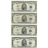 Image 1 : 1953 $5 Silver Certificate Currency Lot of 4