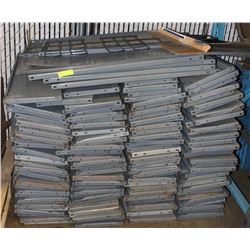 PALLET OF SHELVING WITH STACK OF SHELVING
