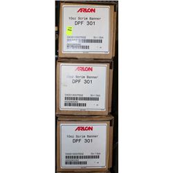 LOT OF 3 DPF301 10OZ SCRIM BANNER 30" X 25'