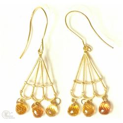 #38-14KT YELLOW GOLD NATURAL YELLOW-ORANGE