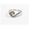 Image 1 : #25-STERLING SILVER CUBIC ZIRCONIA RING