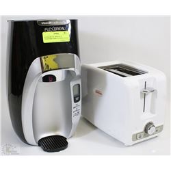 SUNBEAM 2XL WIDE SLOT TOASTER& HAMILTON BEACH FLEX