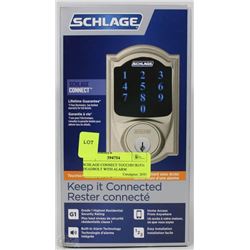 SCHLAGE CONNECT TOUCHSCREEN DEADBOLT WITH ALARM