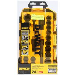 DEWALT 1/2" DRIVE IMPACT SET 24 PIECE