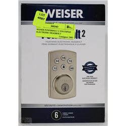 WEISER POWERBOLT 2 TOUCHPAD ELECTRONIC DEADBOLT