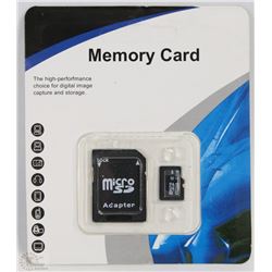 NEW 32GB MICRO SD CARD WITH ADAPTOR