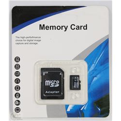 NEW 32GB MICRO SD CARD WITH ADAPTOR