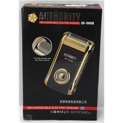 NEW AUTHORITY RECHARGEABLE ELECTRIC SHAVER