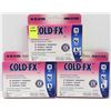 Image 1 : LOT OF THREE COLD-FX 18 CAPSULE PACKS