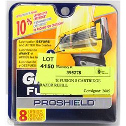 GILLETTE FUSION 8 CARTRIDGE RAZOR REFILL
