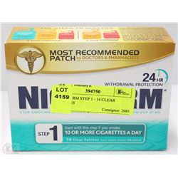 NICODERM STEP 1 - 14 CLEAR PATCHES