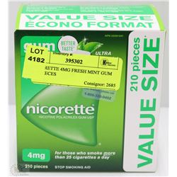 NICORETTE 4MG FRESH MINT GUM 210 PIECES
