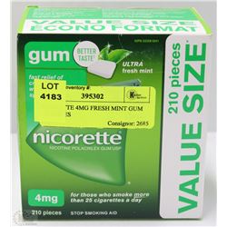 NICORETTE 4MG FRESH MINT GUM 210 PIECES