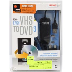 ROXIO EASY VHS TO DVD 3 TRANSMITTER