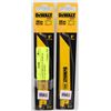 Image 1 : 2 PACK OF DEWALT 6" BI METAL SAWZALL BLADES