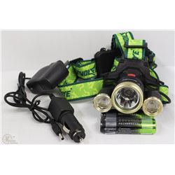 6000 LUMEN TACTICAL HEAD LAMP WITH LI-ION