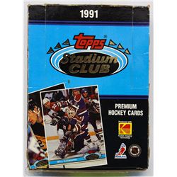 1991 TOPPS STADIUM CLUB UNOPENED CASE OF 36QTY