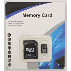 NEW 32GB MICRO SD CARD WITH ADAPTOR