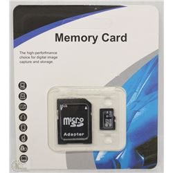 NEW 32GB MICRO SD CARD WITH ADAPTOR