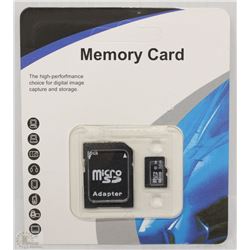 NEW 32GB MICRO SD CARD WITH ADAPTOR