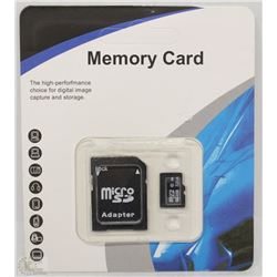 NEW 32GB MICRO SD CARD WITH ADAPTOR