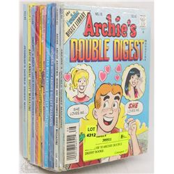 BUNDLE OF 10 ARCHIE DOUBLE DIGEST BOOKS