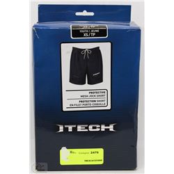 ITECH PROTECTIVE MESH JOCK SHORT SIZE YOUTH XS