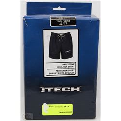 ITECH PROTECTIVE MESH JOCK SHORT SIZE YOUTH XS