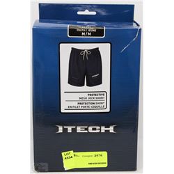 ITECH PROTECTIVE MESH JOCK SHORT SIZE YOUTH MEDIUM