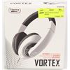 Image 1 : NEW WHITE VORTEX STEREO HEADPHONES