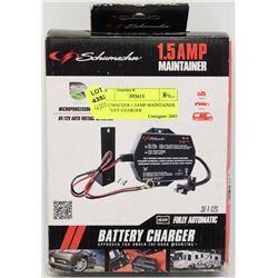 SCHUMACHER 1.5AMP MAINTAINER BATTERY CHARGER