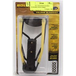 NEW BOLT THE WASP FOLDING SLINGSHOT WITH AMMO