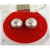 Image 1 : #97 FRESH WATER PEARL EARRING .925 STERLING SILVER