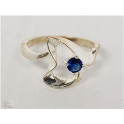 SWEET LOVE HEART SILVER PLATED WEDDING RING STYLE