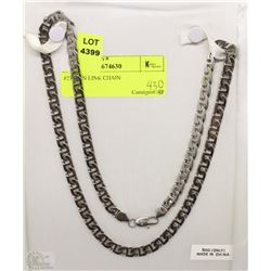 MENS STAINLESS STEEL LINK CHAIN