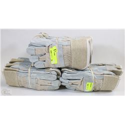 THREE BUNDLES OF WORK GLOVES