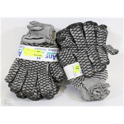 TWO BUNDLES OF ANSELL RUBBERIZED WORK GLOVES