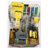 Image 1 : FLAT OF STANLEY STUD FINDER, SCREW DRIVER SET, STAPLE