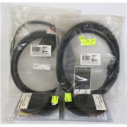 LOT OF 2 MILLER WORK CABLES SOLD WITH