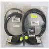 Image 1 : LOT OF 2 MILLER WORK CABLES SOLD WITH